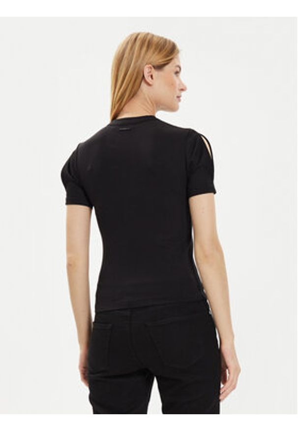 Calvin Klein T-Shirt K20K207322 Czarny Slim Fit. Kolor: czarny