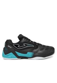 Buty do tenisa męskie Joma TSETS2501AC. Kolor: czarny. Materiał: materiał, syntetyk. Szerokość cholewki: normalna. Sport: tenis