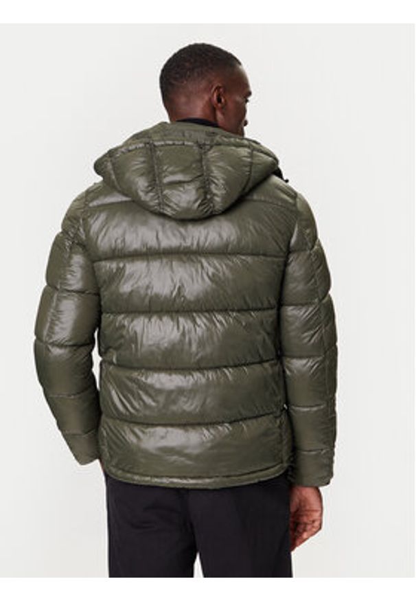 Karl Lagerfeld - KARL LAGERFELD Kurtka zimowa 505022554590 Zielony Regular Fit. Typ kołnierza: dekolt w karo. Kolor: zielony. Materiał: syntetyk. Sezon: zima