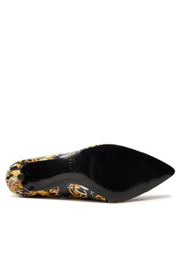 Versace Jeans Couture Szpilki 76VA3S50 Czarny. Kolor: czarny. Materiał: skóra. Obcas: na szpilce