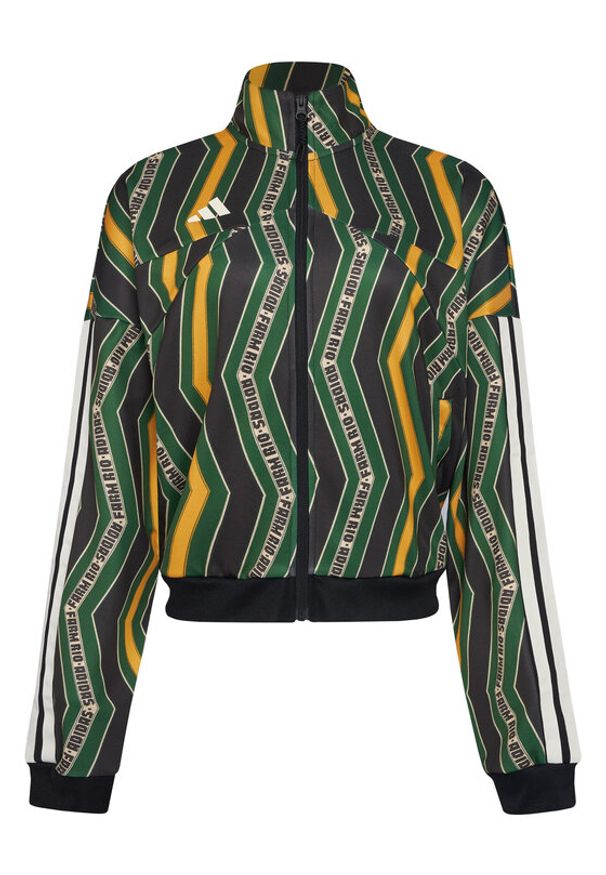 Adidas - adidas Bluza FARM Tiro JL8618 Fioletowy Loose Fit. Kolor: fioletowy. Materiał: bawełna