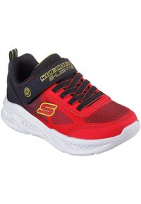 skechers - Adidasy Skechers Meteor-ligh, Dzieci. Zapięcie: rzepy. Kolor: czerwony. Materiał: materiał, syntetyk, tkanina. Szerokość cholewki: normalna. Sport: turystyka piesza