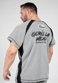 GORILLA WEAR - Augustine Stary trening szkolny Top - Szary. Kolor: szary. Sport: fitness