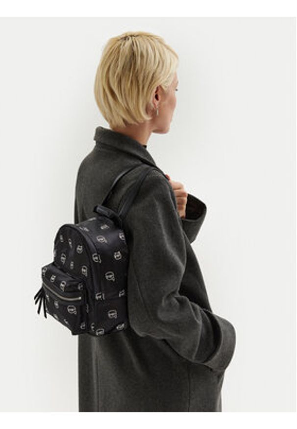 Karl Lagerfeld - KARL LAGERFELD Plecak 246W3035 Czarny. Kolor: czarny. Materiał: materiał