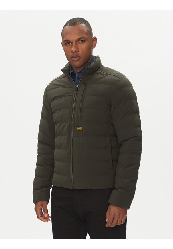 G-Star RAW - G-Star Raw Kurtka zimowa Foundation D24276-D518 Zielony Regular Fit. Kolor: zielony. Materiał: syntetyk. Sezon: zima