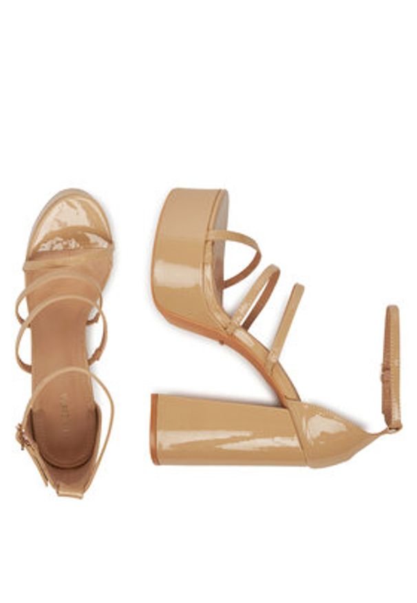 DeeZee Sandały F8914-34 Beżowy. Kolor: beżowy. Materiał: syntetyk, materiał