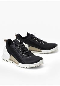 ecco - Sneakersy damskie ECCO BIOM 2.0 W SNEAKER. Kolor: czarny. Materiał: mikrofibra, materiał, skóra, guma. Wzór: gładki, kolorowy #1