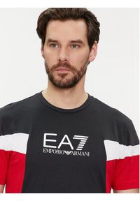 EA7 Emporio Armani T-Shirt 3DPT10 PJ02Z 1578 Granatowy Regular Fit. Kolor: niebieski. Materiał: bawełna #5