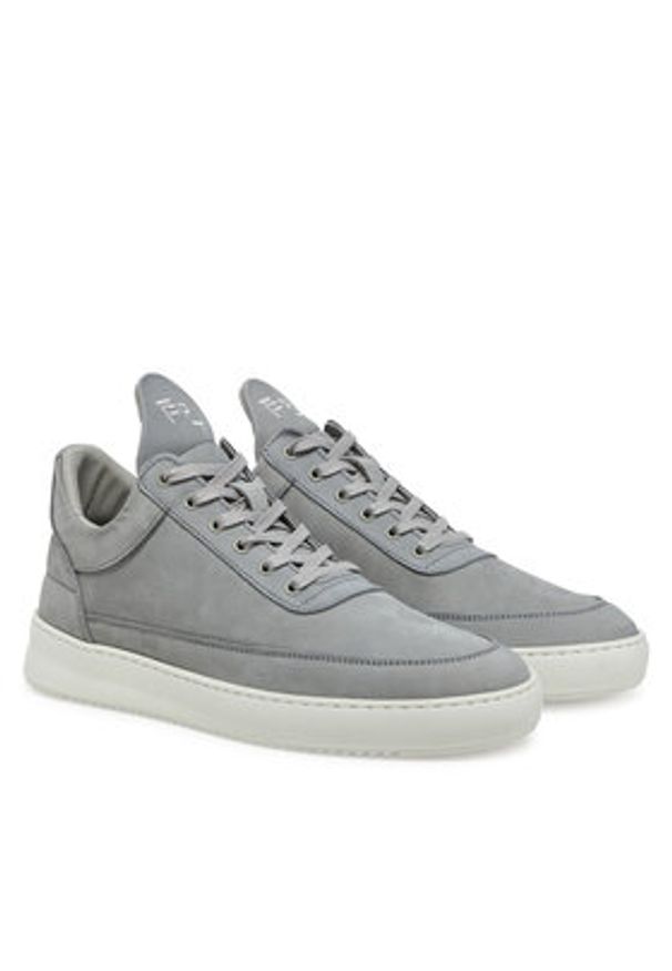 Filling Pieces Sneakersy Low Top Ripple 10122841878 Szary. Kolor: szary. Materiał: nubuk, skóra