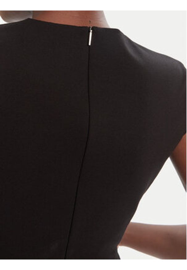 BOSS Sukienka koktajlowa Dulisa 50541987 Czarny Slim Fit. Kolor: czarny. Materiał: wiskoza, syntetyk. Styl: wizytowy