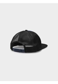 4f - Czapka z daszkiem snapback chłopięca. Kolor: niebieski