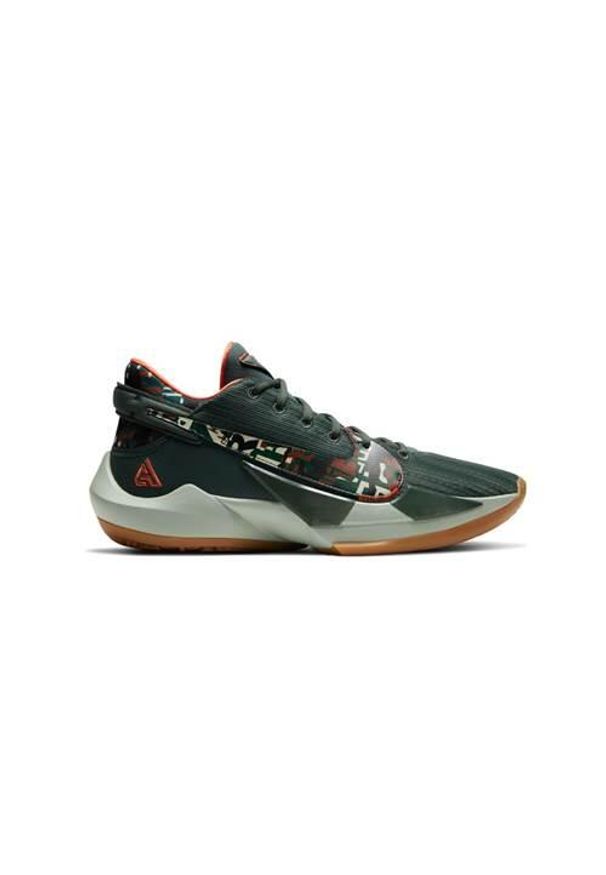 Buty koszykarskie męskie Nike Zoom Freak 2 Bamo Giannis Antetokounmpo. Zapięcie: sznurówki. Kolor: wielokolorowy. Materiał: materiał, syntetyk. Szerokość cholewki: normalna. Model: Nike Zoom