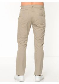 Wrangler - WRANGLER GREENSBORO MĘSKIE SPODNIE MATERIAŁOWE CAMEL W15QLL49J. Materiał: materiał #5