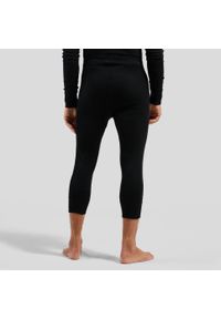 Legginsy termoaktywne męskie Odlo Active Warm BL Bottom 3/4. Kolor: czarny