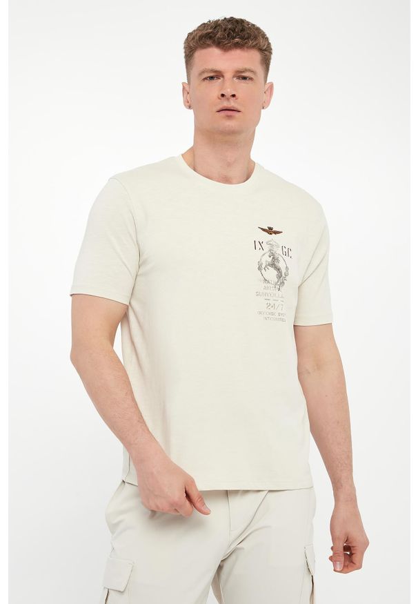 Aeronautica Militare - T-shirt męski z logo AERONAUTICA MILITARE
