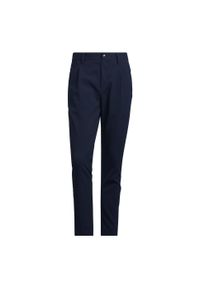 Adidas - Spodnie Go-to Pleated. Kolor: niebieski. Sport: golf