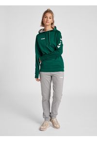 Bluza sportowa z kapturem damska Hummel Go Cotton Hoodie Woman. Typ kołnierza: kaptur. Kolor: zielony