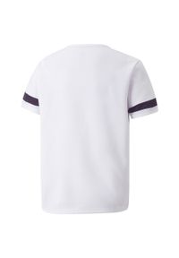 Koszulka dla dzieci Puma teamRISE Jersey Jr. Kolor: biały, wielokolorowy, czarny. Materiał: poliester. Sport: piłka nożna