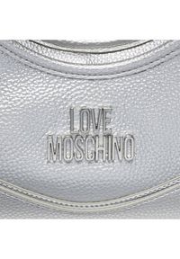 Love Moschino - LOVE MOSCHINO Torebka JC4140PP1IL1190B Srebrny. Kolor: srebrny. Materiał: skórzane