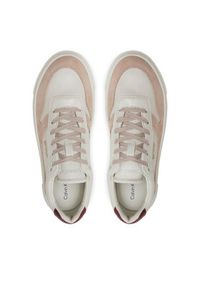 Calvin Klein Sneakersy Cupsole Lace Up W/Ml Mix M HW0HW02114 Beżowy. Kolor: beżowy. Materiał: skóra