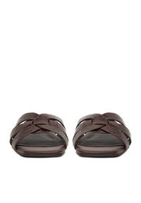 Gino Rossi - GINO ROSSI Klapki C-WS1190-01 Brązowy. Kolor: brązowy. Materiał: skóra #3