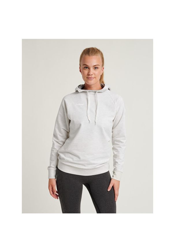 Bluza do piłki ręcznej damska Hummel hml GO z kapturem. Typ kołnierza: kaptur. Kolor: szary, beżowy, wielokolorowy. Sport: piłka ręczna