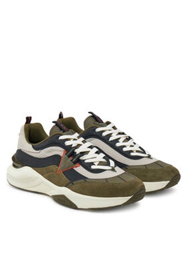 Guess Sneakersy FMJVALELL12 Zielony. Kolor: zielony. Materiał: skóra