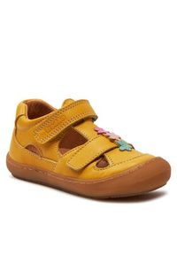 Froddo Sandały Ollie Sandal G G2150187-4 S Żółty. Kolor: żółty. Materiał: skóra