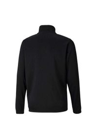 Puma - Dziecięca/niemowlęca Poliestrowa Kurtka Treningowa TeamRISE. Kolor: czarny. Materiał: poliester