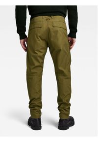 G-Star RAW - G-Star Raw Spodnie materiałowe 3D D23636-D384-C744 Zielony Tapered Fit. Kolor: zielony. Materiał: bawełna
