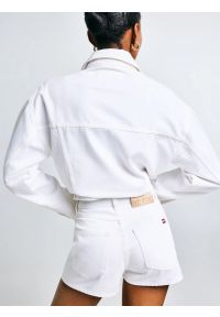 Big-Star - Szorty damskie jeansowe białe Katie 100. Stan: podwyższony. Kolor: biały. Materiał: jeans. Sezon: lato. Styl: klasyczny, elegancki, wakacyjny #3
