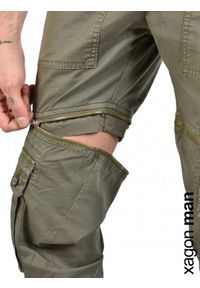 Xagon Man Spodnie | P21032-S413C | Mężczyzna | Wojskowa Zieleń. Okazja: na co dzień. Materiał: bawełna, elastan. Styl: militarny #4