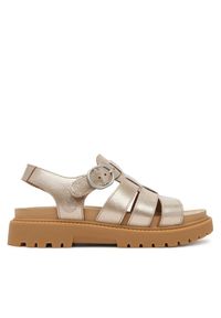 Timberland Sandały TB0A2Q1PN751 Złoty. Kolor: złoty. Materiał: skóra