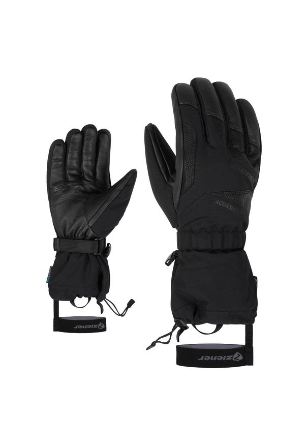 Rękawice narciarskie Ziener Gaiku AS(R) AW. Kolor: czarny. Sezon: zima. Sport: narciarstwo