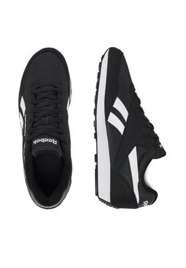 Reebok Sneakersy REWIND RUN 100001390 Czarny. Kolor: czarny. Materiał: materiał. Sport: bieganie