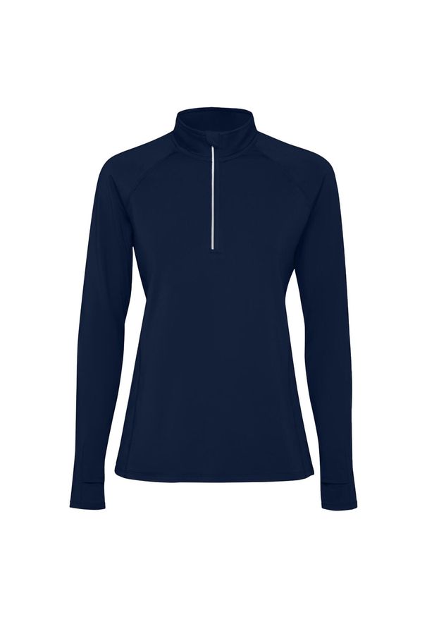 ROLY - Bluza Z Długim Rękawem Dla Pań I Panów Estambul Quarter Zip. Kolor: niebieski. Długość rękawa: długi rękaw. Długość: długie