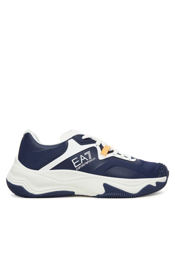 EA7 Emporio Armani Sneakersy X8X248 XK445 U458 Granatowy. Kolor: niebieski. Materiał: materiał