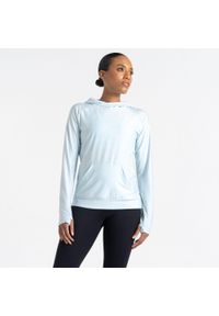 DARE 2B - Damska bluza sportowa z kapturem Sprint City. Typ kołnierza: kaptur. Kolor: niebieski. Materiał: poliester, elastan. Sport: bieganie #1