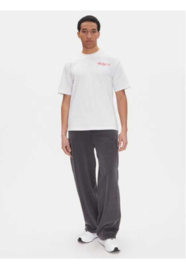 Fila T-Shirt Lengeweg FAM0907 Biały Regular Fit. Kolor: biały. Materiał: bawełna