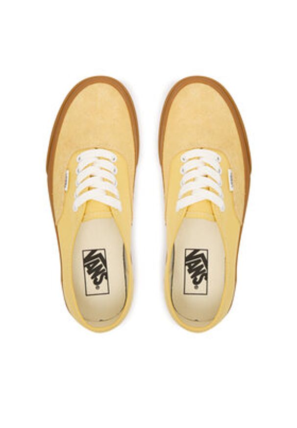 Vans Tenisówki Authentic VN000D6GBK11 Żółty. Kolor: żółty. Materiał: materiał