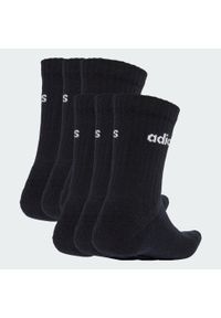 Adidas - Skarpety Linear Crew Socks Cushioned 6 Pair Pack. Kolor: biały, wielokolorowy, czarny