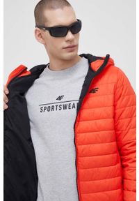 4f - 4F kurtka męska kolor pomarańczowy przejściowa. Kolor: pomarańczowy #3