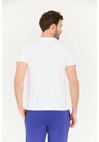 La Martina - LA MARTINA Biały męski t-shirt Regular Fit. Kolor: biały #6