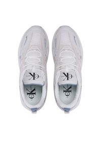 Calvin Klein Jeans Sneakersy Retro Tennis Su-Mesh YM0YM00589 Biały. Kolor: biały. Materiał: materiał #4