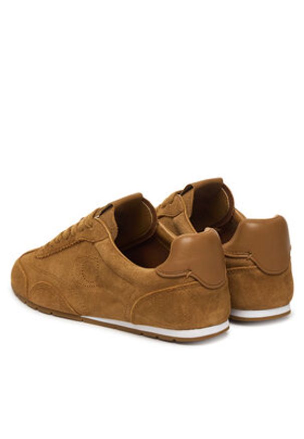 Coach Sneakersy CCN30 Brązowy. Kolor: brązowy. Materiał: zamsz, skóra