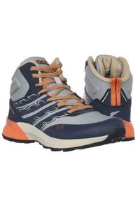 Hi-tec - Buty trekkingowe dla dzieci Hi-Tec Trail Pro Mid Jr. Wysokość cholewki: za kostkę. Kolor: wielokolorowy. Materiał: materiał, syntetyk. Szerokość cholewki: normalna