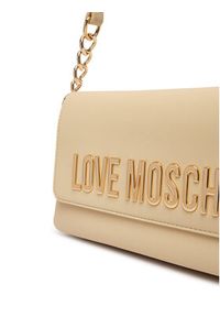 Love Moschino - LOVE MOSCHINO Torebka JC4109PP1OKD0129 Beżowy. Kolor: beżowy. Materiał: skórzane #5