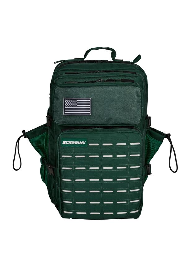 ELITEX TRAINING - Plecak Elitex Training V2 Dust Green 45L kabinowy, wodoodporny. Kolor: zielony. Materiał: materiał. Styl: sportowy