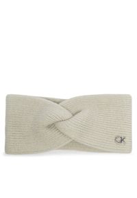 Calvin Klein Opaska materiałowa K60K612591 Szary. Kolor: szary. Materiał: wełna #1