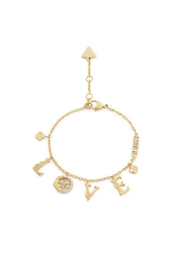 Guess Bransoletka JUBB05 033JW Złoty. Materiał: metalowe. Kolor: złoty